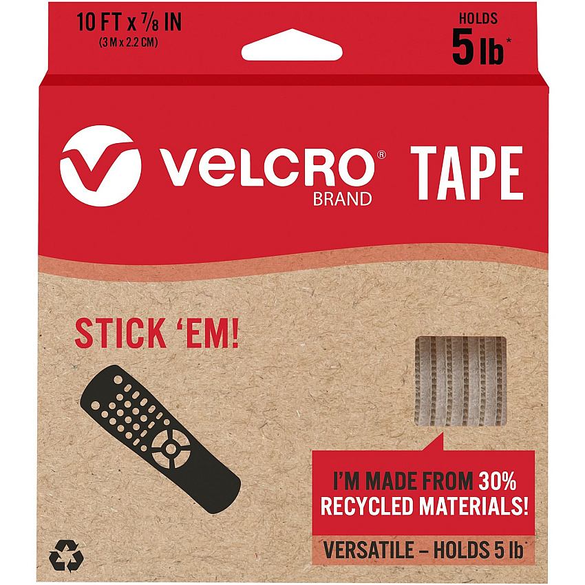 Velcro Eco Collection Adhesive Backed Tape (VEK30195)