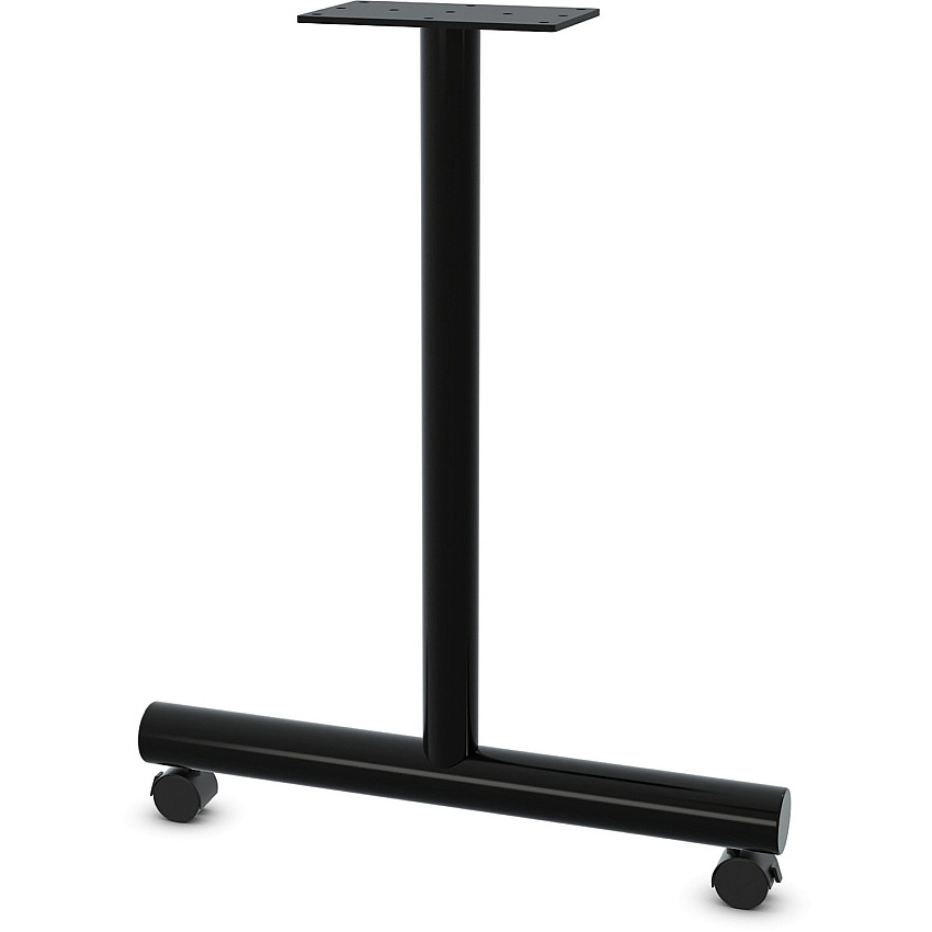 Lorell Tabletop Wheeled T-Leg Base (LLR60609)