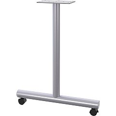 Lorell Tabletop Wheeled T-Leg Base (LLR60610)