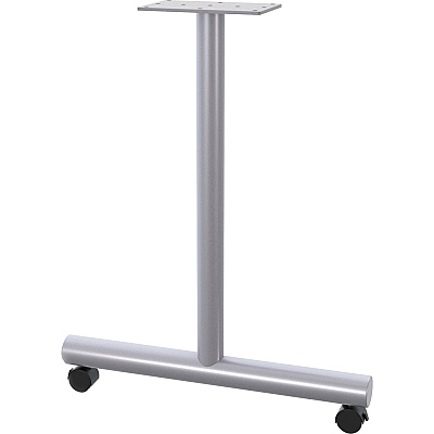 Lorell Tabletop Wheeled T-Leg Base (LLR60610)