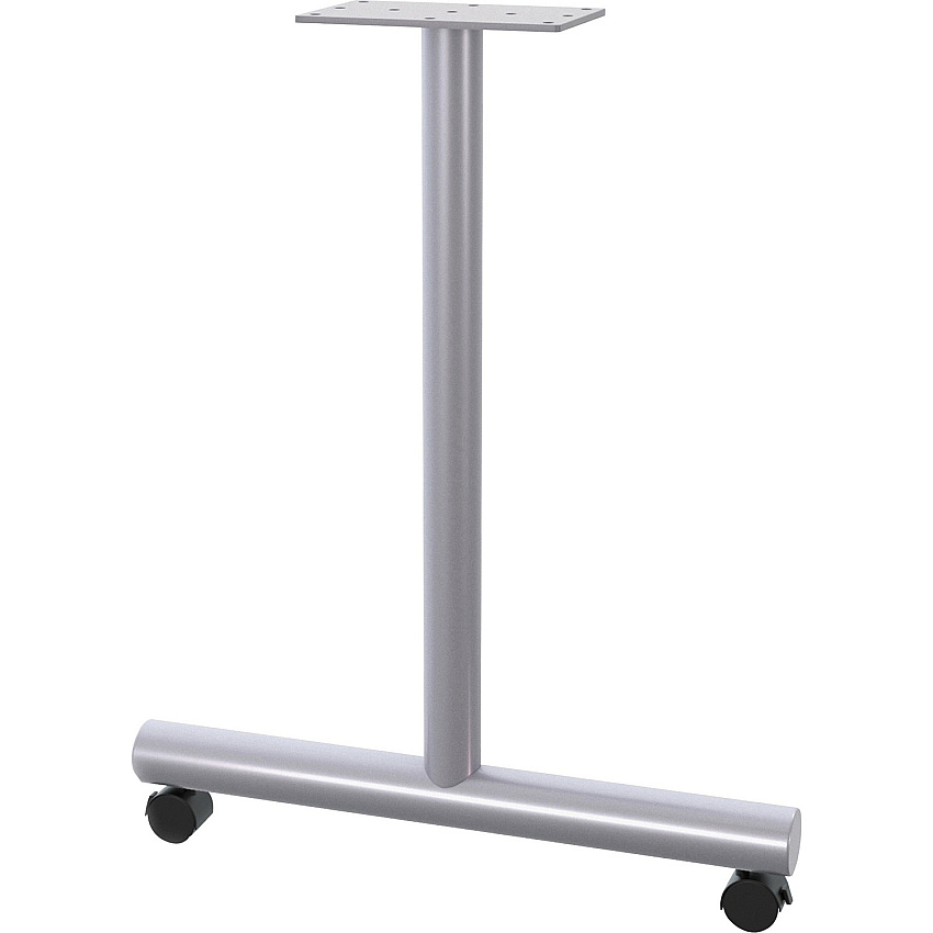 Lorell Tabletop Wheeled T-Leg Base (LLR60610)