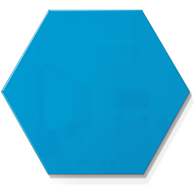 Ghent Powder-Coated Hex Steel Whiteboards (HEXS1821BB)