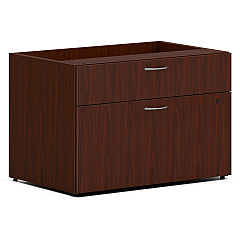 HON Mod Low Personal Credenza | 2 Drawers | 30"W | Traditional Mahogany Finish (HONLCL3020BFLT1)