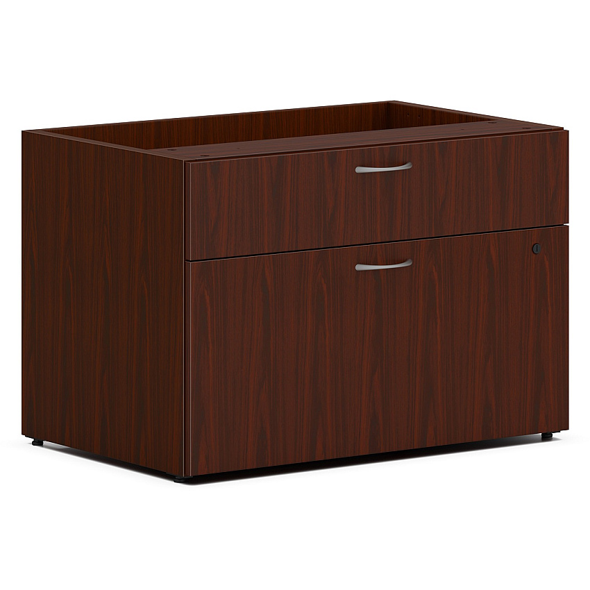 HON Mod Low Personal Credenza | 2 Drawers | 30"W | Traditional Mahogany Finish (HONLCL3020BFLT1)