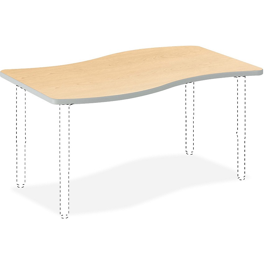 HON Build Series Ribbon Shape Tabletop (HONSW3054ENDK)