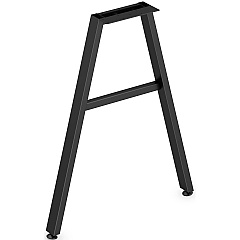 HON Mod HLPLLEG24A Worksurface A-Leg (HONLPLLEG24ABLK)