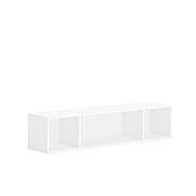 HON Mod Wall Mounted Storage | Open | 60"W | Simply White Finish (HONPLWMH60LP1)
