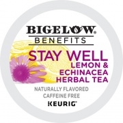 Bigelow Stay Well Lemon & Echinacea Herbal Tea K-Cup (2025)