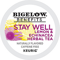 Bigelow Stay Well Lemon & Echinacea Herbal Tea K-Cup (GMT2025)