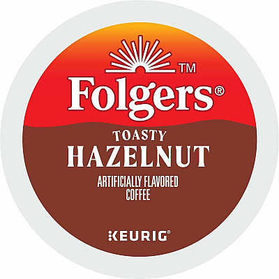 Folgers K-Cup Toasty Hazelnut Coffee (GMT7463)