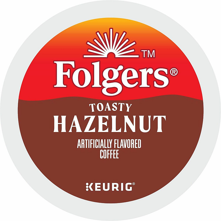 Folgers K-Cup Toasty Hazelnut Coffee (GMT7463)