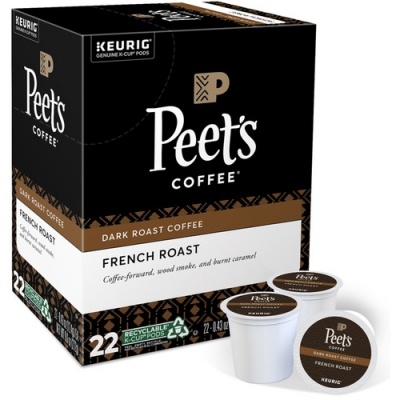 Peet's Coffee K-Cup French Roast Coffee (2405)