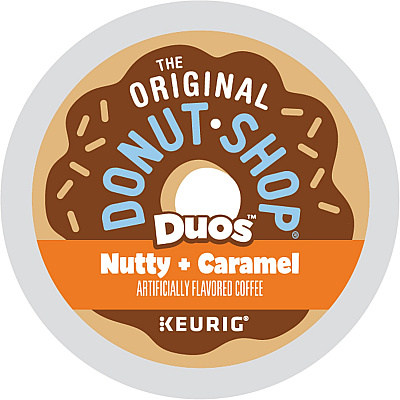 The Original Donut Shop K-Cup Duos Nutty + Caramel Coffee (GMT7476)