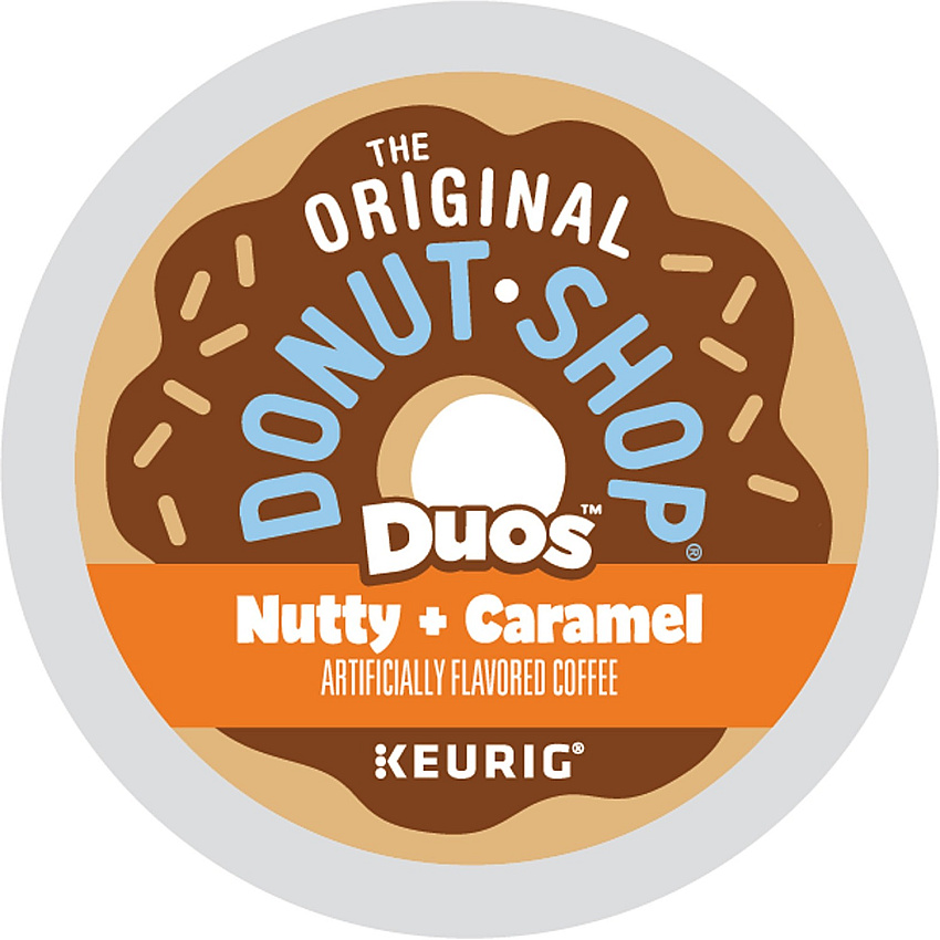 The Original Donut Shop K-Cup Duos Nutty + Caramel Coffee (GMT7476)