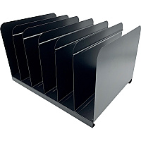 Huron 6-slot Vertical Book Rack (HURHASZ0164)