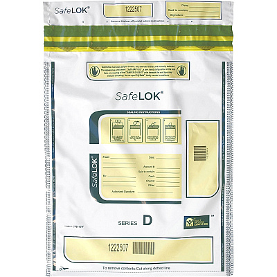CONTROLTEK SafeLOK Tamper-Evident Deposit Bags (CNK585094)