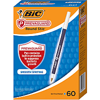 BIC PrevaGuard Round Stic Ballpoint Pen (BICGSAM60BE)