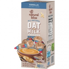 Coffee-mate Natural Bliss Vanilla Flavor Oat Milk Liquid Creamer Singles (71748)