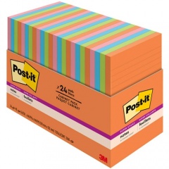 Post-it Super Sticky Notes - Energy Boost Color Collection (66024SSAUCP)