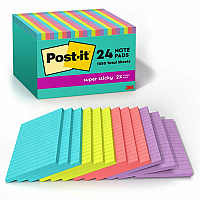 Post-it Super Sticky Notes - Supernova Neons Color Collection (MMM66024SSMIACP)