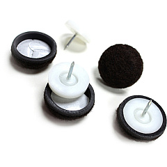 Lorell Nail-in Chair Tips with Felt (LLR49327)