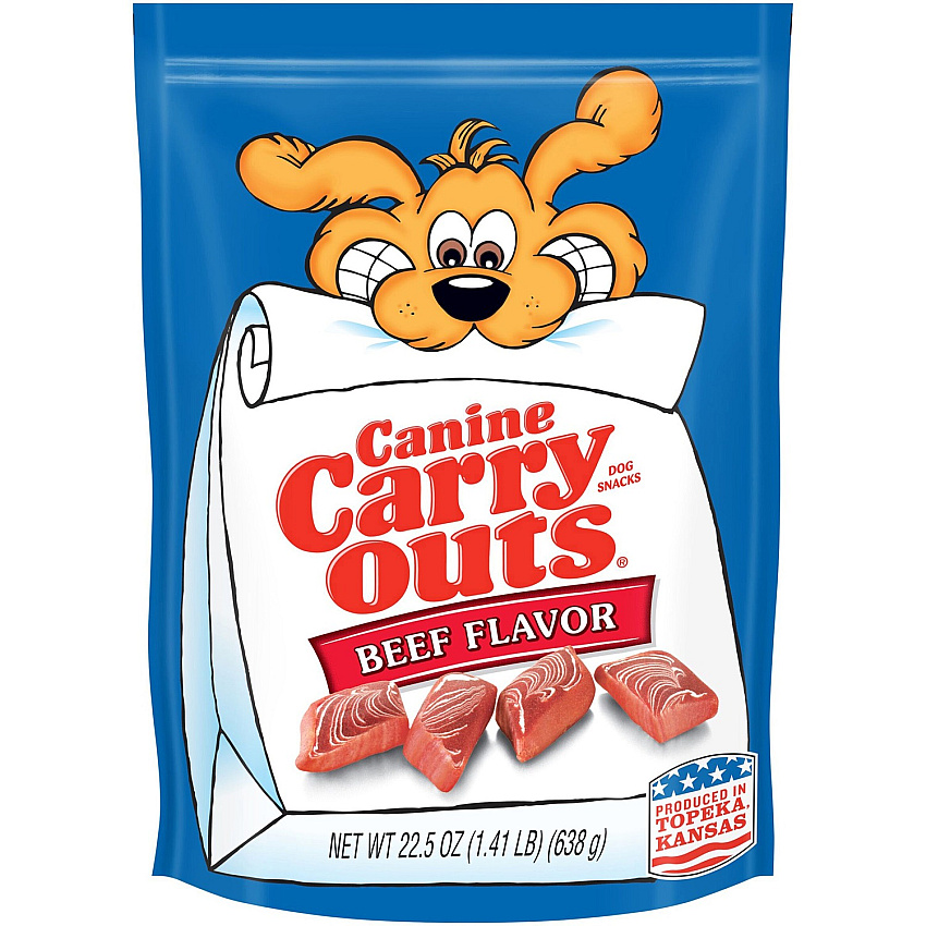 Canine Carryouts Beef Flavor Chewy Dog Treats (SMU52023)