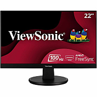 Viewsonic VA2247-MH 22 Inch Full HD 1080p Monitor with 100Hz, FreeSync, Ultra-Thin Bezel, Eye Care, HDMI, VGA Inputs for Home and Office