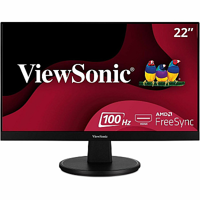 Viewsonic VA2247-MH 22 Inch Full HD 1080p Monitor with 100Hz, FreeSync, Ultra-Thin Bezel, Eye Care, HDMI, VGA Inputs for Home and Office