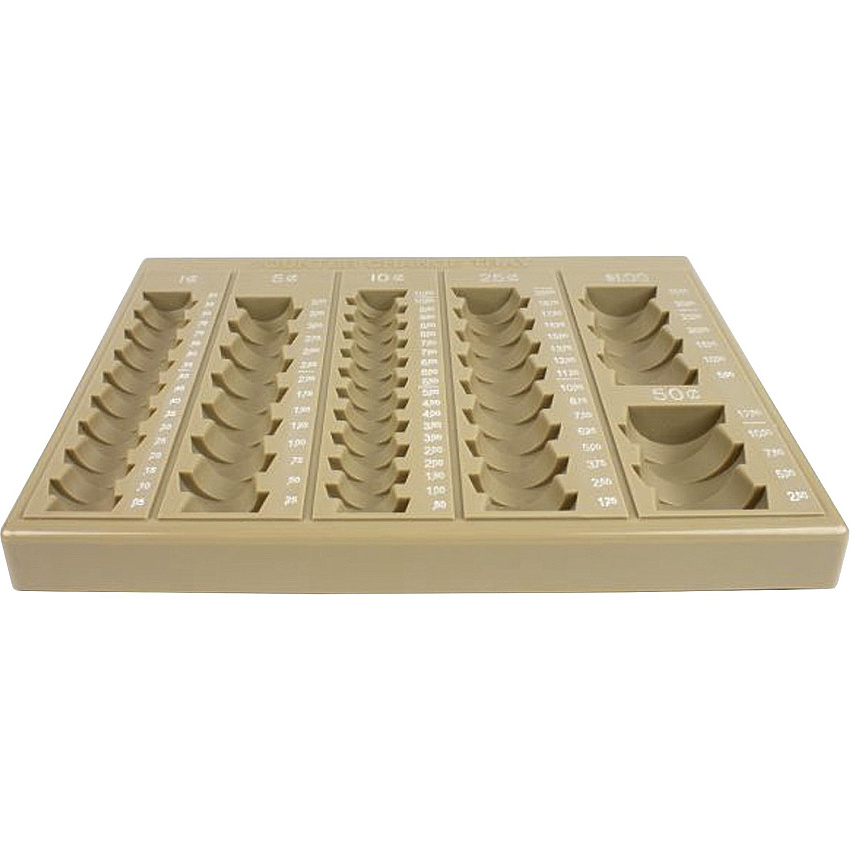 CONTROLTEK 6-Denomination Self Counting Loose Coin Tray (CNK500025)