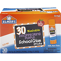 Elmer's Disappearing Purple School Glue Sticks (EPI2159542)