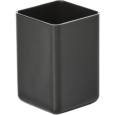 deflecto Antimicrobial Pencil Cup Black (DEF63908)