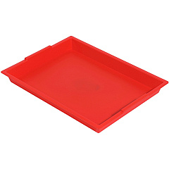 deflecto Antimicrobial Finger Paint Tray (DEF39507RED)