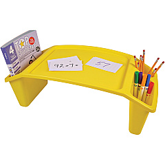 deflecto Antimicrobial Kids Lap Tray (DEF39502YEL)