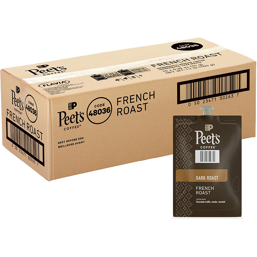 Peet's Coffee Coffee Coffee Peet's Coffee Coffee Freshpack French Roast Coffee (LAV48036)