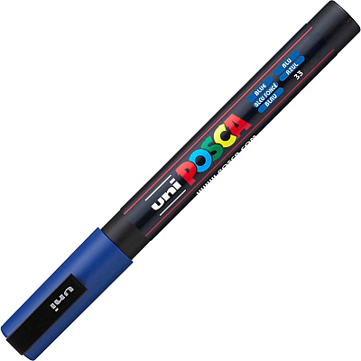 Uni Posca PC-3M Paint Markers (UBCPC3MBLUE)
