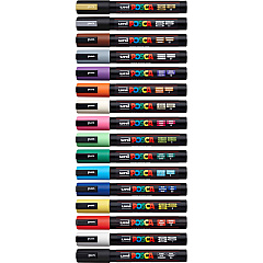 Uni Posca PC-5M Paint Markers (UBCPC5M16C)