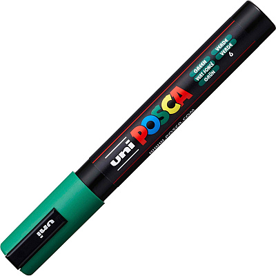 Uni Posca PC-5M Paint Markers (UBCPC5MGREEN)