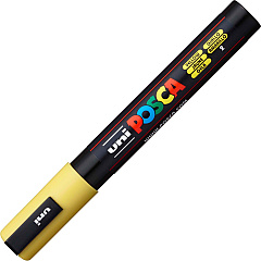 Uni Posca PC-5M Paint Markers (UBCPC5MYELLOW)