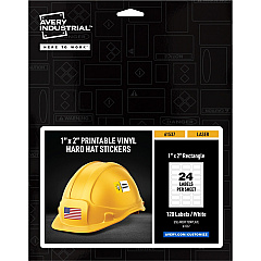 Zweckform Avery Waterproof Vinyl Stickers, 1? x 2? , Laser, 120ct (AVE61537)