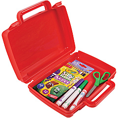 deflecto Antimicrobial Storage Case Red (DEF39506RED)