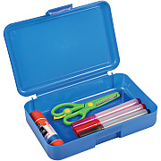 deflecto Antimicrobial Pencil Box Blue (DEF39504BLU)