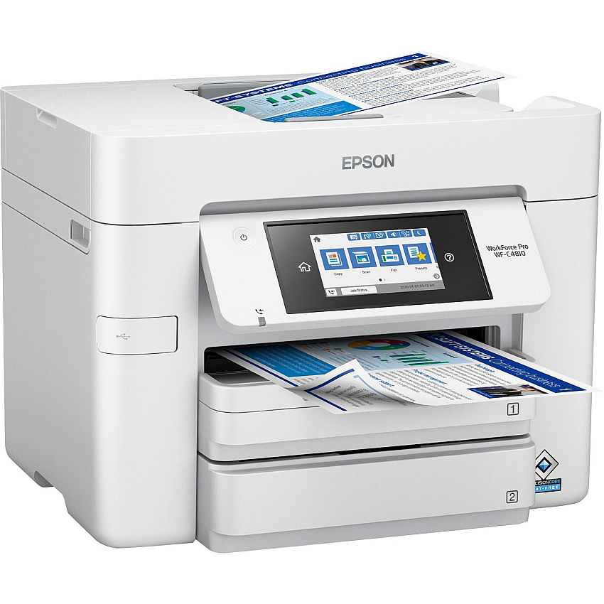 Epson WorkForce Pro WF-C4810 Inkjet Multifunction Printer - Color (EPSC11CJ05205)