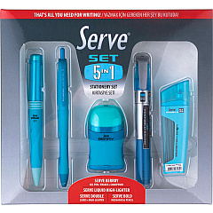 So-Mine Serve 5 in 1 Stationery Set (SRV5IN1SET07FM)