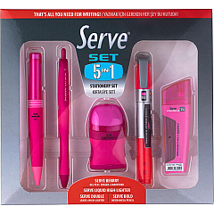 So-Mine Serve 5 in 1 Stationery Set (SRV5IN1SET07FP)