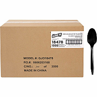 Genuine Joe Medium-weight Individually Wrapped Teaspoons (GJO18478)