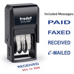 Trodat Micro Message Date Stamp (E4853L)