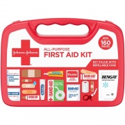 Johnson & Johnson All Purpose Compact 160-Piece First Aid Kit (202045)