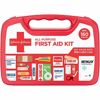 Johnson & Johnson All Purpose First Aid Kit (JOJ202045)
