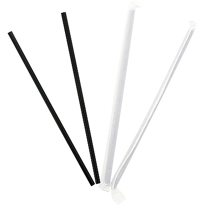 Banyan Black Straws - Wrapped (EGS600228)