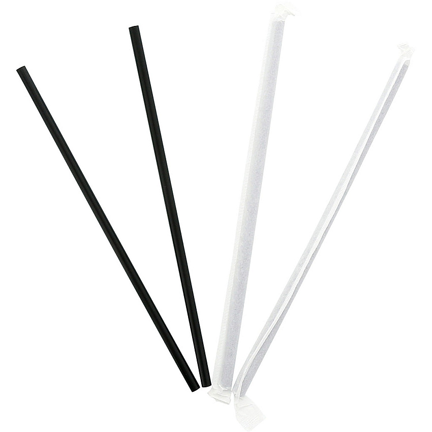 Banyan Black Straws - Wrapped (EGS600228)